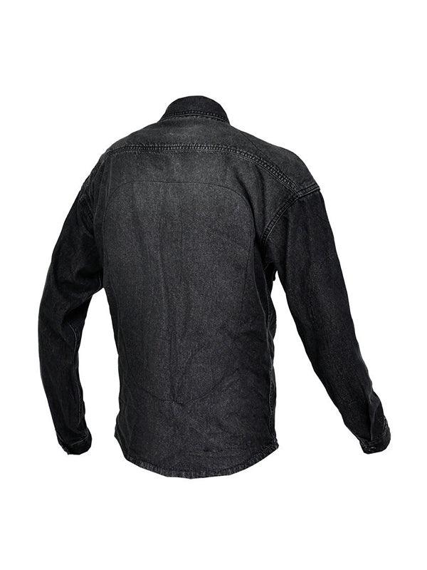 Men's Motorcycle Riding Anti Fall Denim Long Sleeve Shirt
