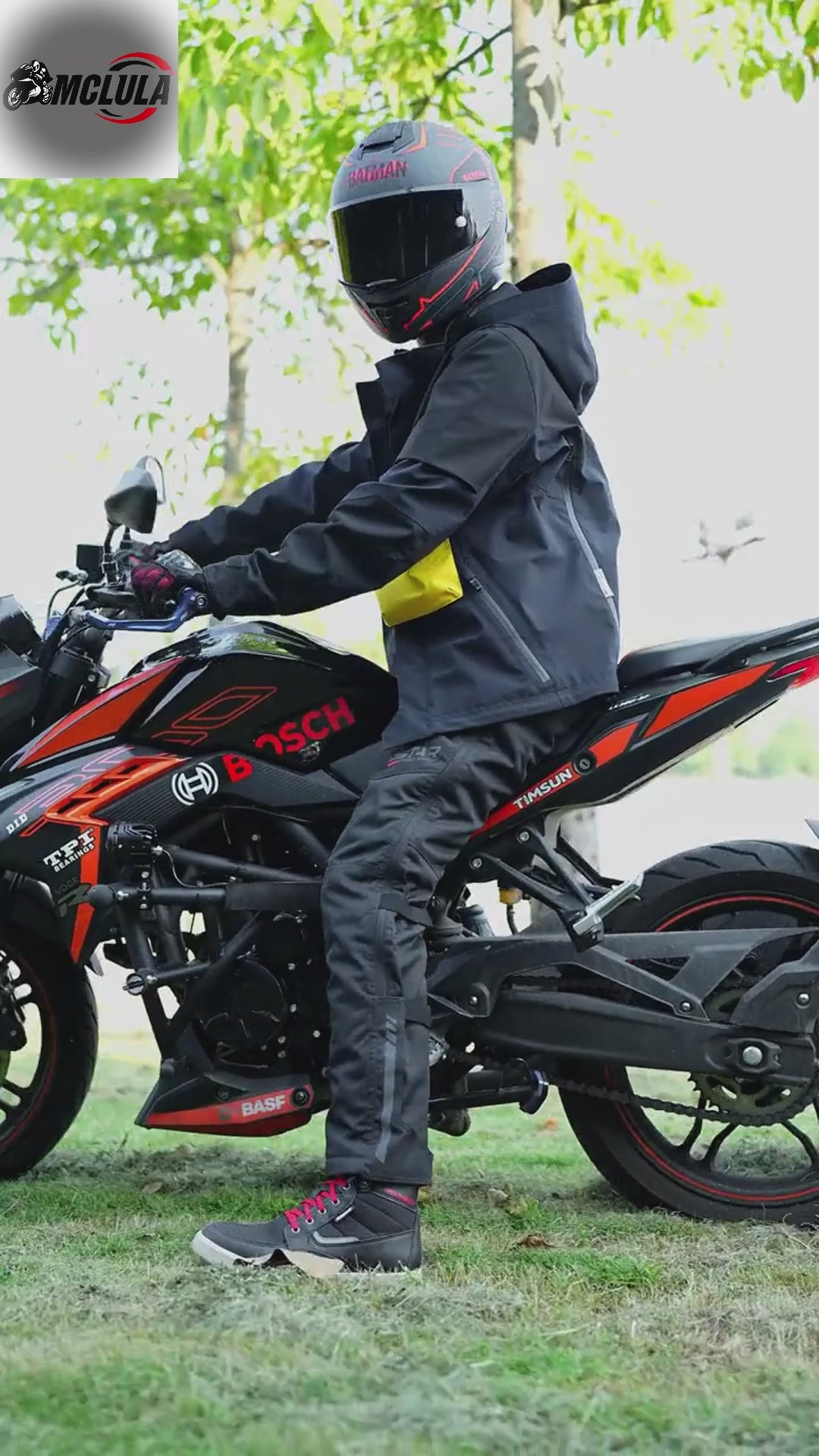 Warm And Quick-Release Motorcycle Pants with CE Certified Knee Guards