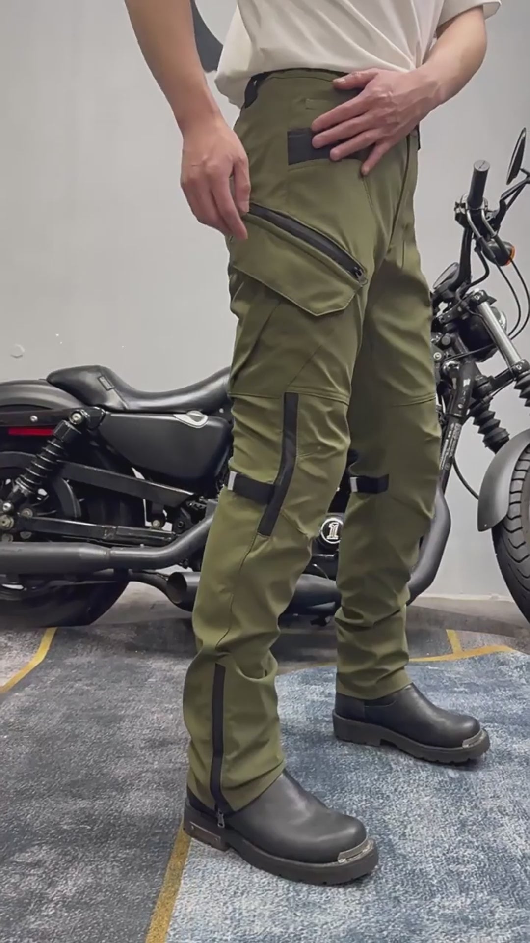 Four Season Fall Protection Straight Leg Cycling Pants