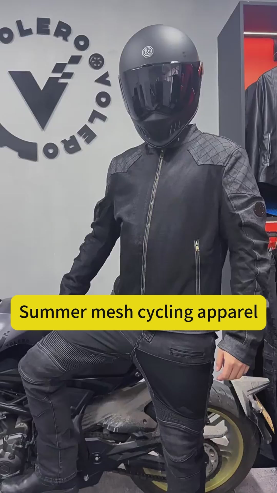 Men's Mesh Breathable Motorcycle Riding Jacket