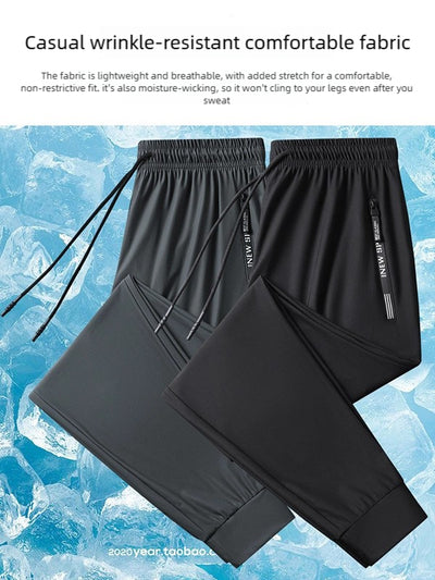 Men's Quick-Dry Pants with Zipper Pockets