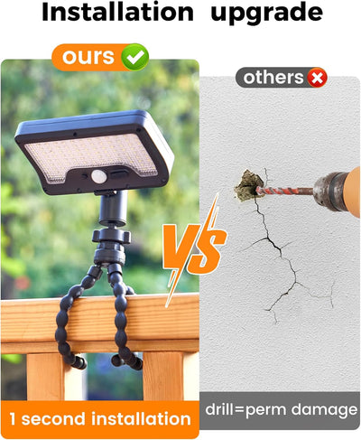 Solar Octopus Motion Light – IP65 Outdoor