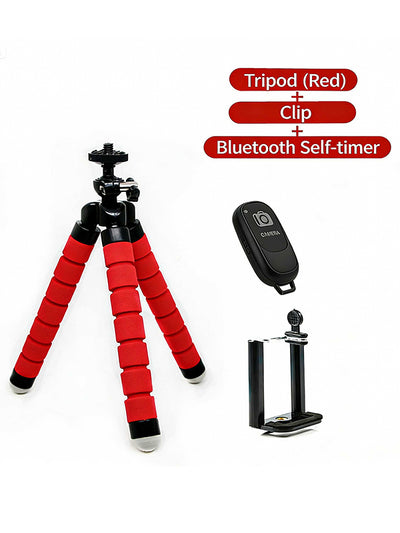 Portable and Flexible Octopus Tripods for Phone and Camera
