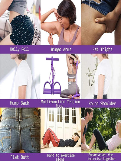 Elastic Resistance Band for Stretching and Slimming