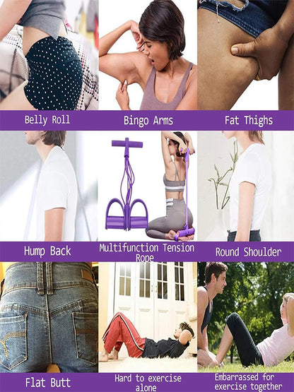 Elastic Resistance Band for Stretching and Slimming