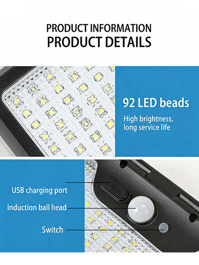 Solar Octopus Motion Light – IP65 Outdoor
