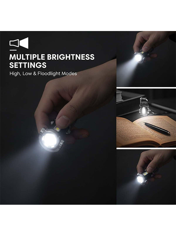 Portable multi-functional keychain light