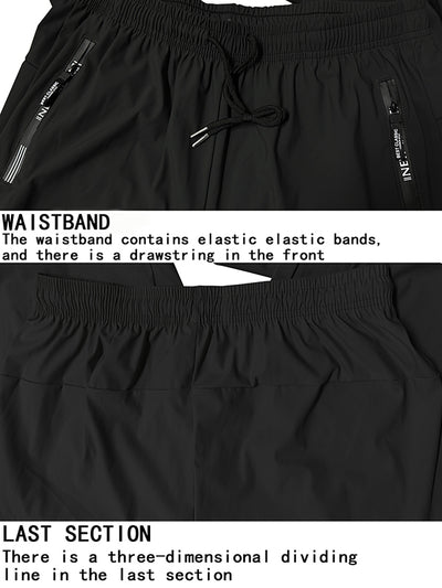 Men's Quick-Dry Pants with Zipper Pockets