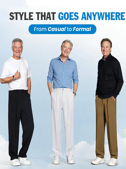 Comfort Ice Silk Flexible Casual Pants