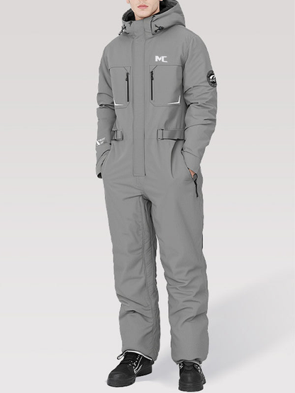 High-Viz Thermal Motorcycle Suit - 10K Waterproof & Full Zip