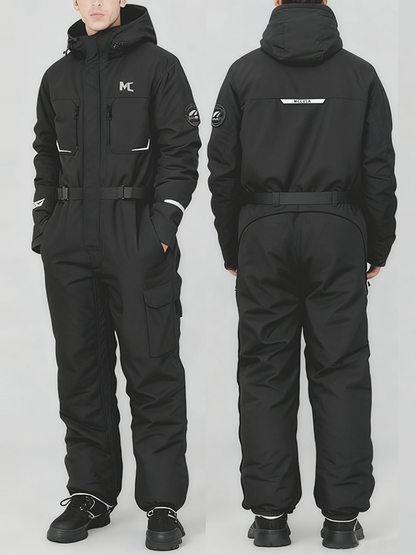 High-Viz Thermal Motorcycle Suit - 10K Waterproof & Full Zip