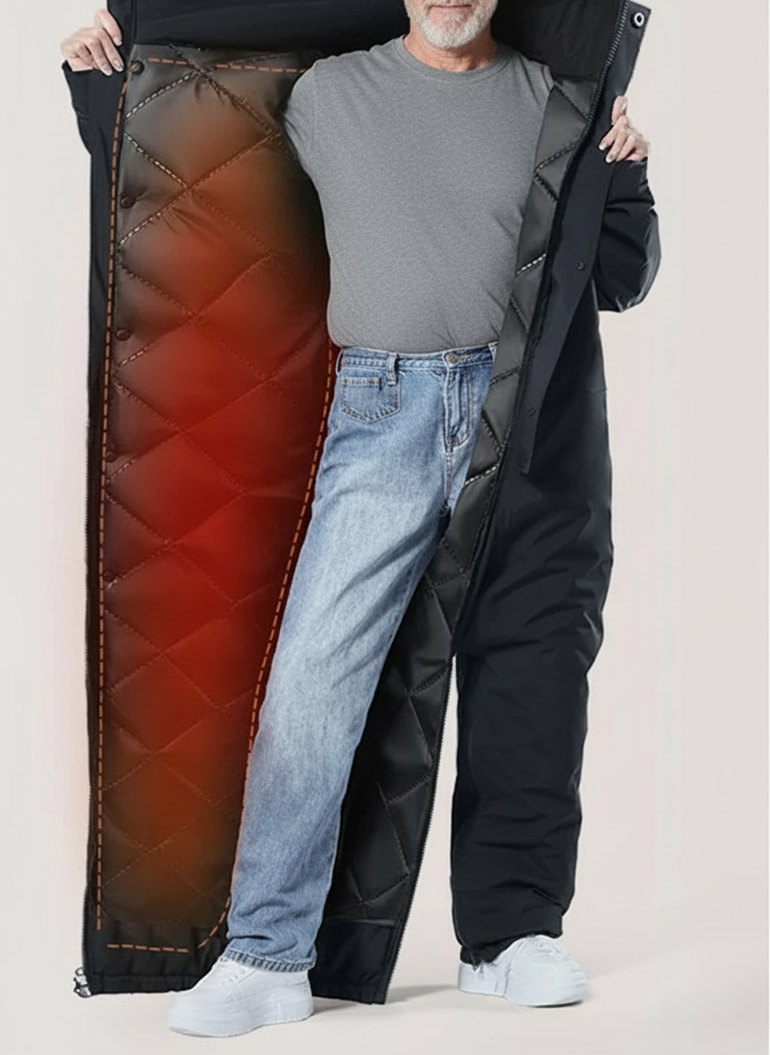 High-Viz Thermal Motorcycle Suit - 10K Waterproof & Full Zip