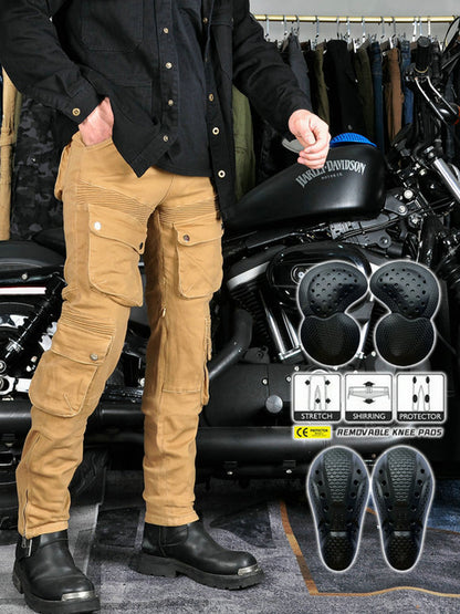Men's Multifunctional Motorcycle Cargo Pants