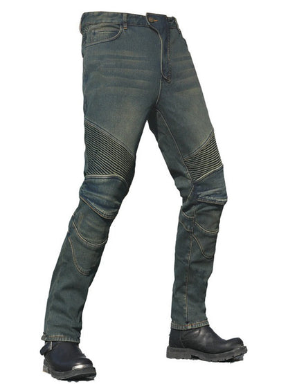 Men's Thermal Lined Motorcycle Riding Jeans