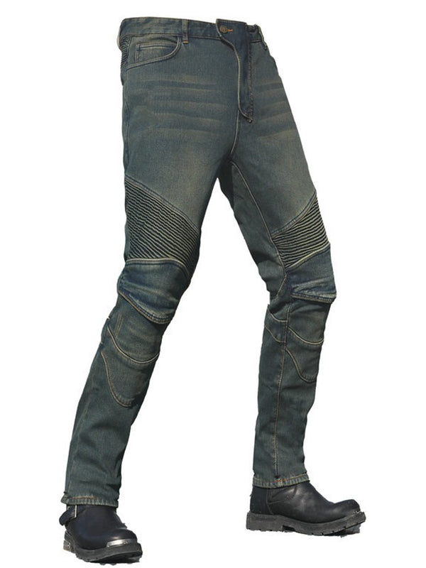 Men's Thermal Lined Motorcycle Riding Jeans