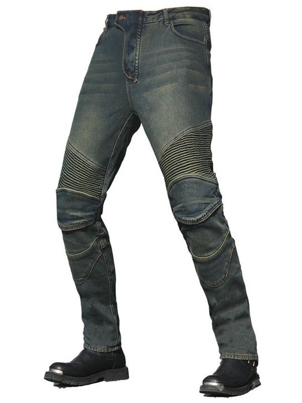 Men's Thermal Lined Motorcycle Riding Jeans