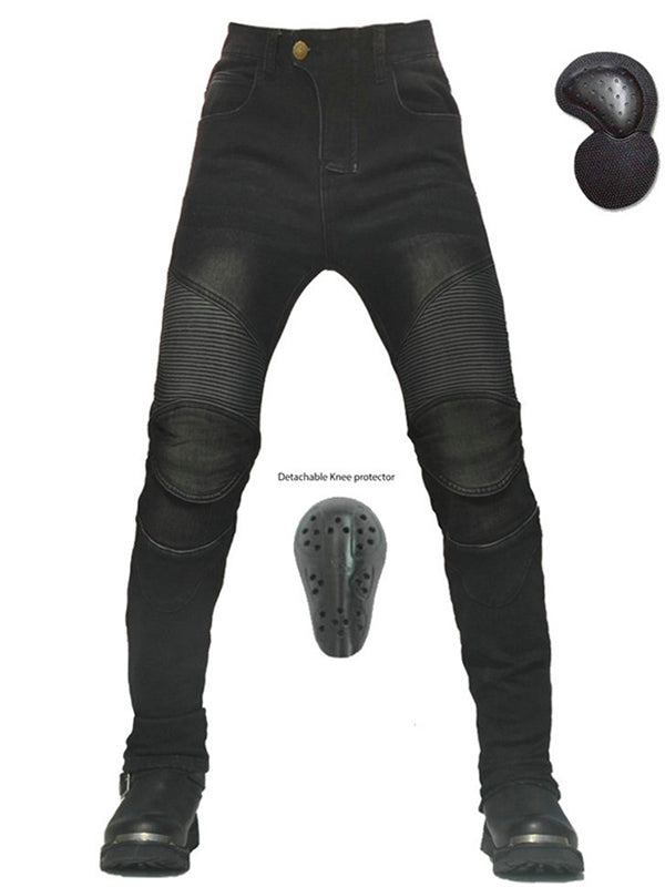 Men's Thermal Lined Motorcycle Riding Jeans