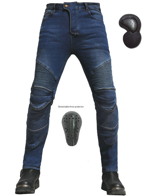 Men's Thermal Lined Motorcycle Riding Jeans