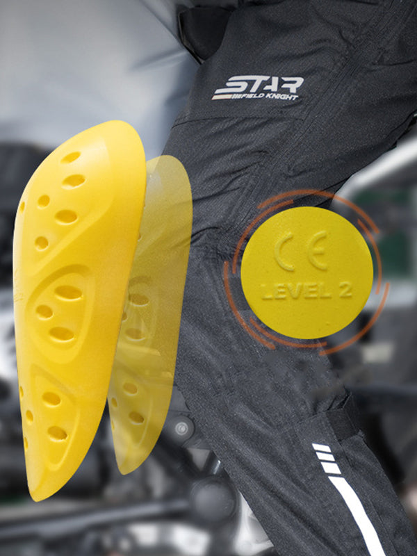 Warm And Quick-Release Motorcycle Pants with CE Certified Knee Guards