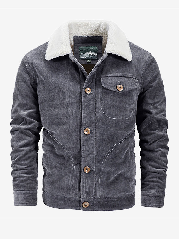 Men's Thermal Corduroy Riding Jacket