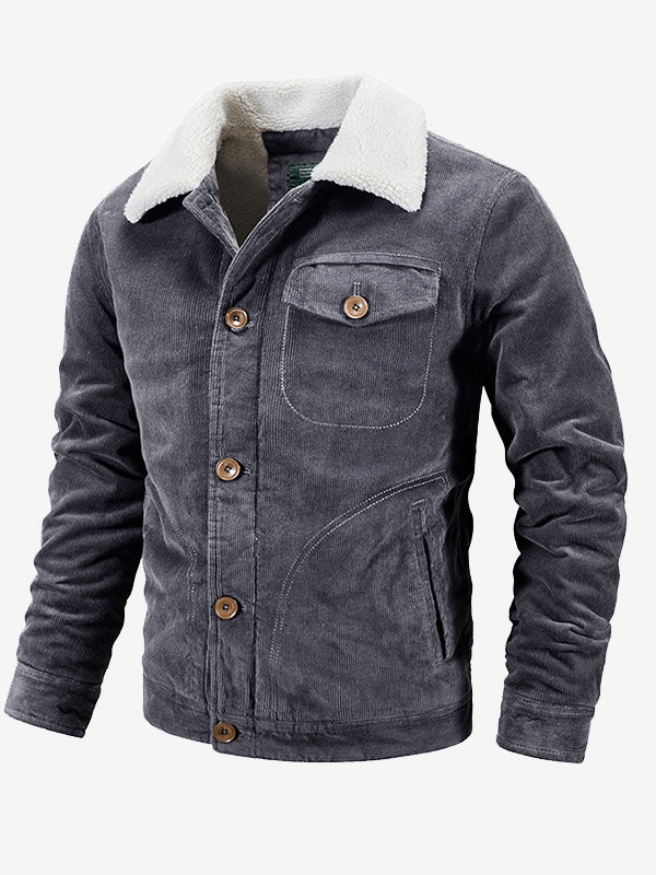 Men's Thermal Corduroy Riding Jacket