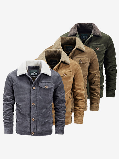 Men's Thermal Corduroy Riding Jacket