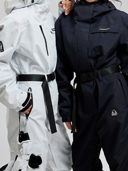 Warm And Waterproof Outdoor One-Piece Jumpsuit