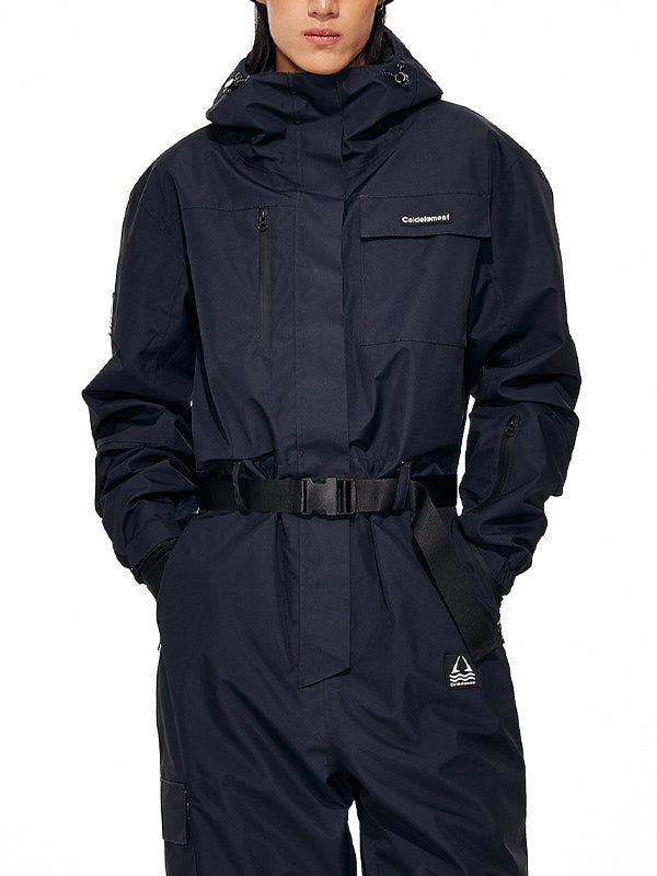 Warm And Waterproof Outdoor One-Piece Jumpsuit