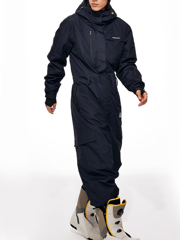 Warm And Waterproof Outdoor One-Piece Jumpsuit