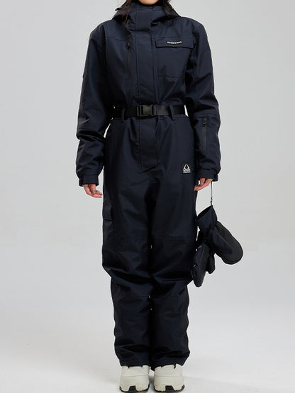 Warm And Waterproof Outdoor One-Piece Jumpsuit