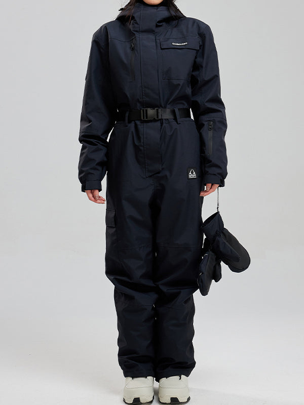 Warm And Waterproof Outdoor One-Piece Jumpsuit