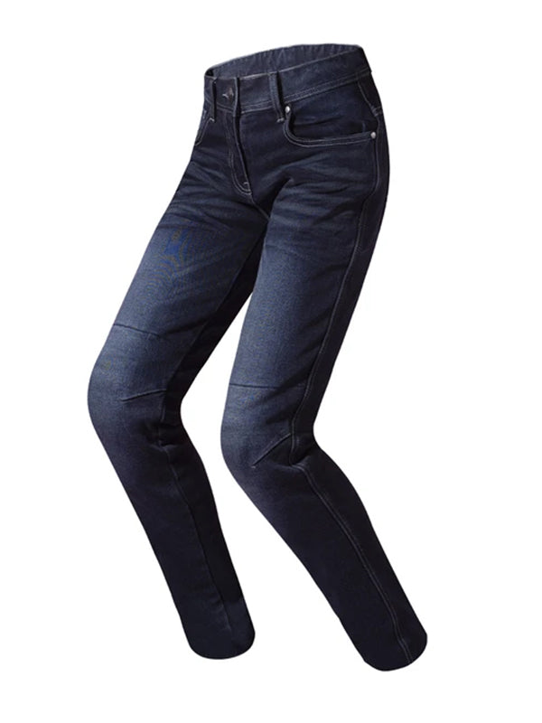 Men's Slim-Fit Armored Riding Jeans | Stretch Denim & Aramid Lining