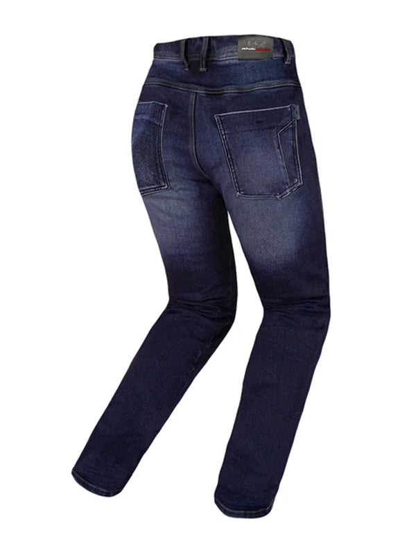 Men's Slim-Fit Armored Riding Jeans | Stretch Denim & Aramid Lining