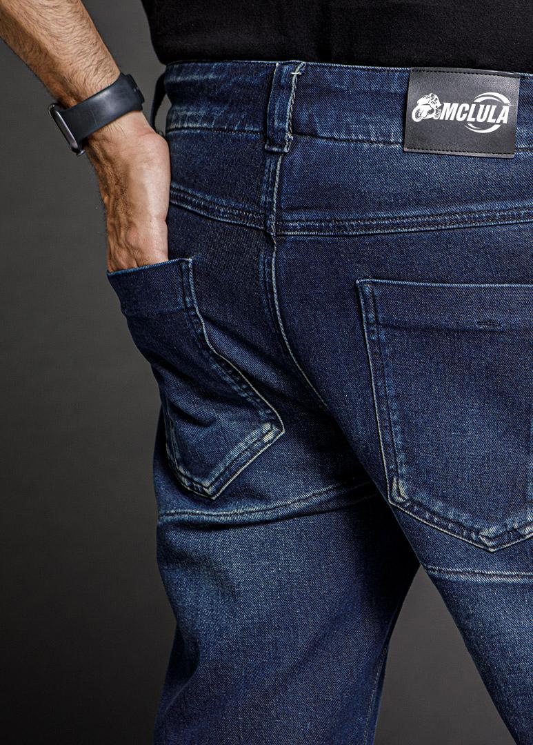 Men's Slim-Fit Armored Riding Jeans | Stretch Denim & Aramid Lining