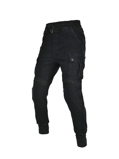 Men's Kevlar-Reinforced Riding Jeans - Extended Hip-to-Knee Armor