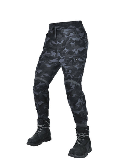 Men's Kevlar-Reinforced Riding Jeans - Extended Hip-to-Knee Armor