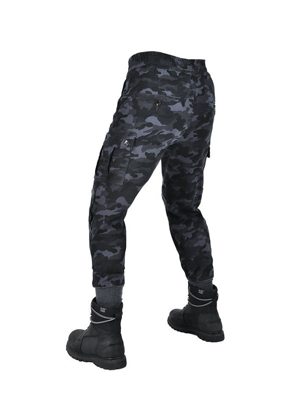 Men's Kevlar-Reinforced Riding Jeans - Extended Hip-to-Knee Armor