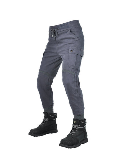 Men's Kevlar-Reinforced Riding Jeans - Extended Hip-to-Knee Armor