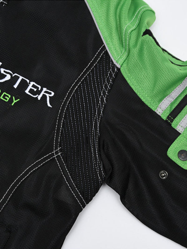 Men's Airflow Motorcycle Jacket - CE Armor & Mesh Ventilation