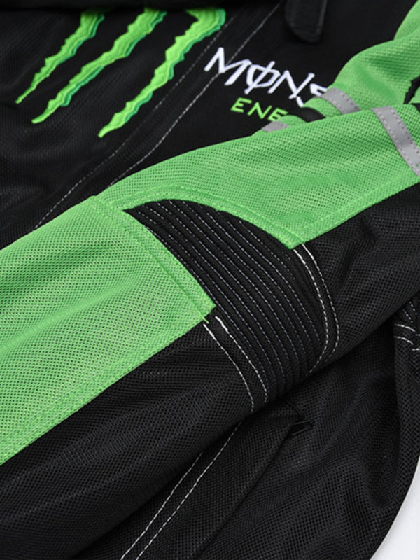 Men's Airflow Motorcycle Jacket - CE Armor & Mesh Ventilation