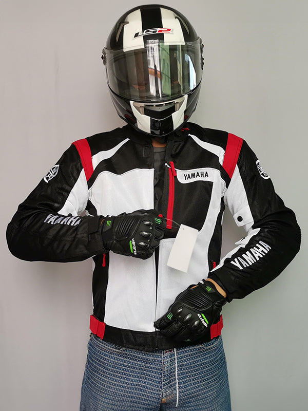 Men's 3-Season Motorcycle Jacket - CE Armor + FREE Rain Guard
