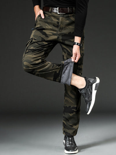Men's Thermal Camo Cargo Pants