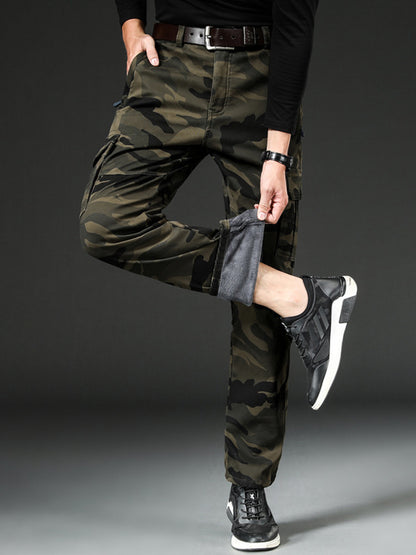 Men's Thermal Camo Cargo Pants