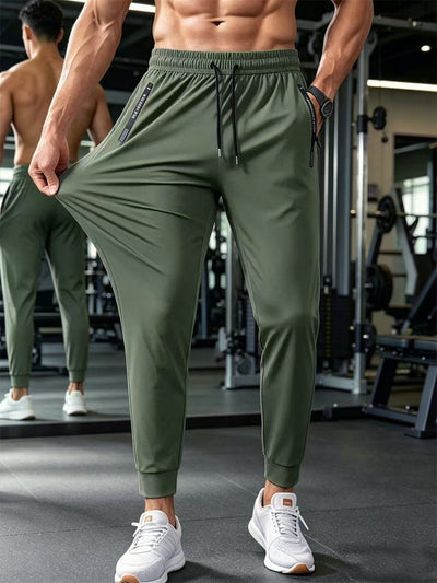 Men's Quick-Dry Pants with Zipper Pockets