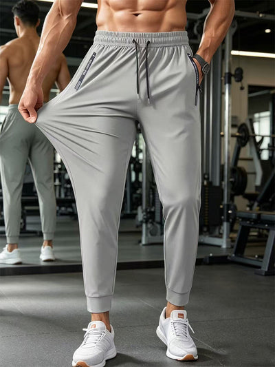 Men's Quick-Dry Pants with Zipper Pockets