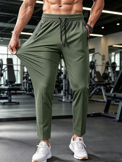 Men's Quick-Dry Pants with Zipper Pockets