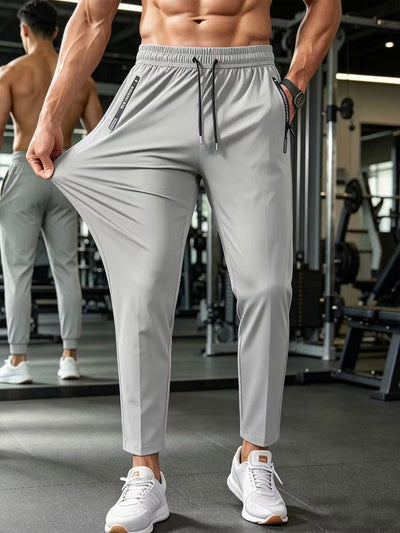 Men's Quick-Dry Pants with Zipper Pockets