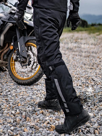 High-Viz Thermal Riding Pants - Full-Length Zips & CE Armor
