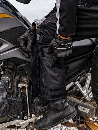 High-Viz Thermal Riding Pants - Full-Length Zips & CE Armor