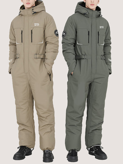 High-Viz Thermal Motorcycle Suit - 10K Waterproof & Full Zip